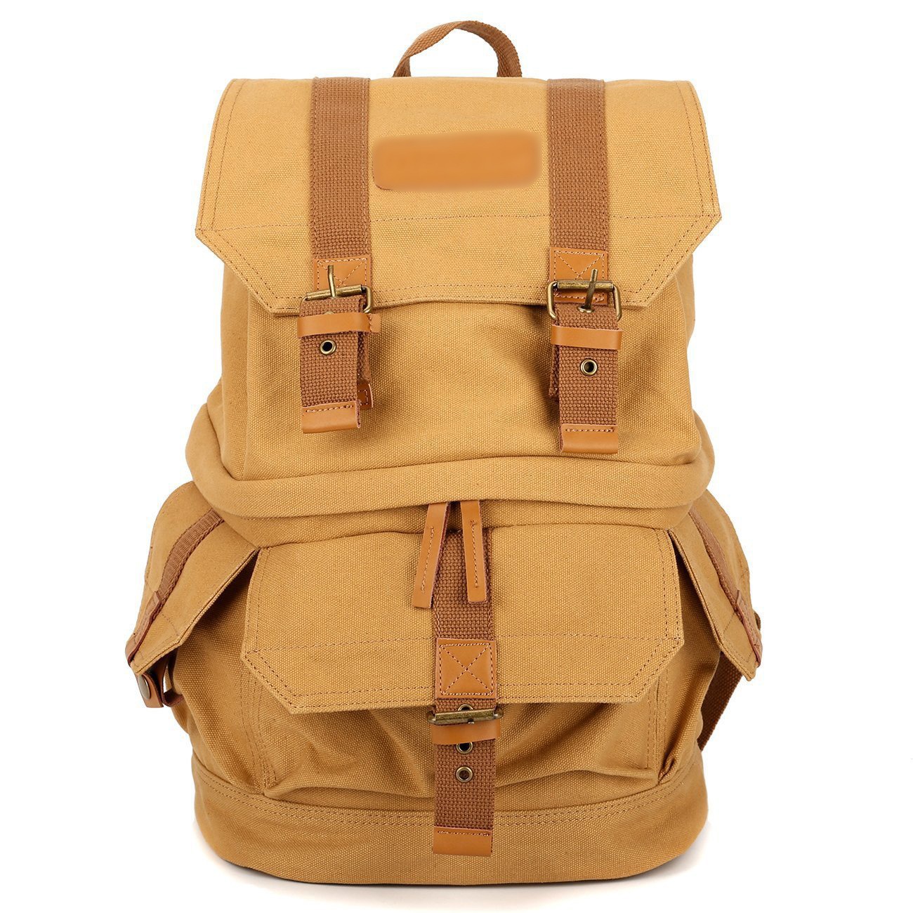 复古双肩单反相机背包