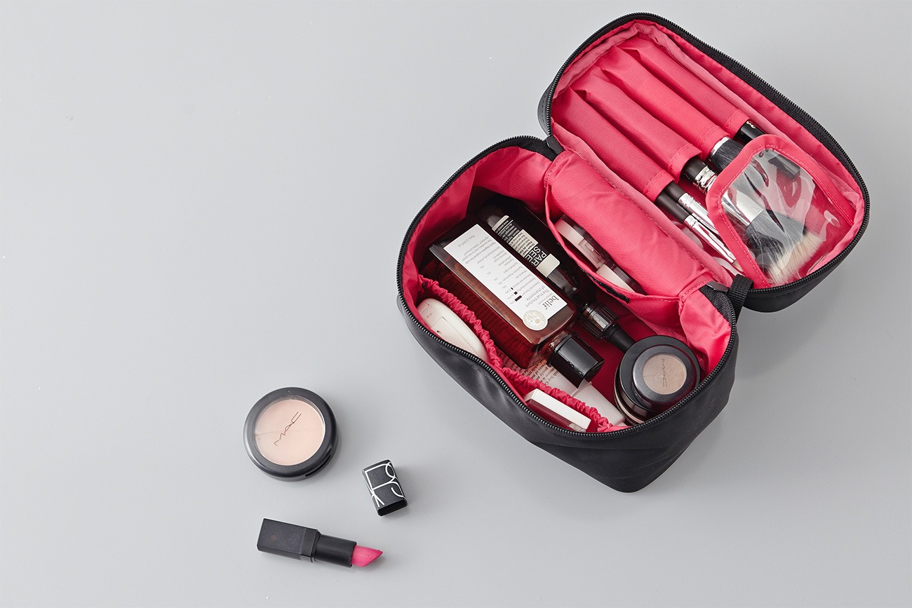 大容量手提尼龙化妆包