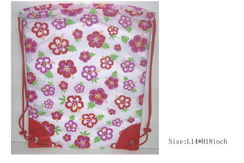 GJ-R009#.印花索绳袋