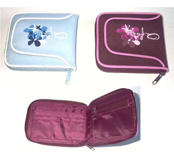 GJ-Y026 Two fold zipper wallet